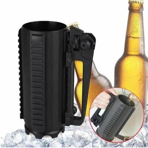 Black Tactical Battle Mug Detachable Carry Military Rail Mug Cup Hunting Kit New - Picture 1 of 9