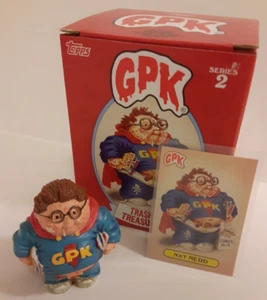 2020 GPK Garbage Pail Kids S2 Trashy Treasures Nat Nerd Figure & Card - Picture 1 of 1