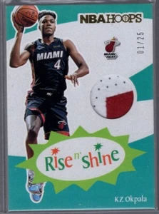 2019-20 Hoops Rise N Shine Memorabilia Prime #34 KZ Okpala 01/25 - Bild 1 von 1