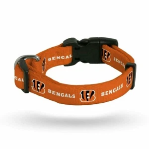 CINCINCINNATI BENGALS MASCOTA PERRO COLLAR AJUSTABLE PEQUEÑO - Imagen 1 de 1