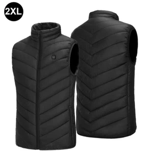 Beheizbare Weste Heizweste Einstellbar Wärmeweste USB Elektrisch Heheizte Jacke - Bild 1 von 14