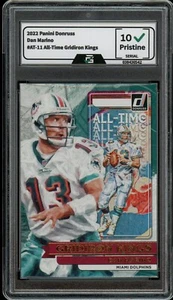 2022 Panini Donruss #AT-11 Dan Marino GRADED 10 GEM MINT All Time Gridiron Kings - Picture 1 of 2