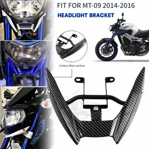 Apto para 2013-2016 MT-09 FZ-09 faro delantero superior soporte de carenado MT09 15 - Imagen 1 de 9