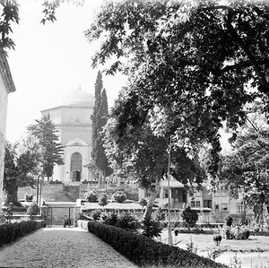 TURQUIE c.1960 - Jardin Parc Mausolée Vert  Bursa - Négatif 6 x 6 - Tur 19 - Imagen 1 de 1