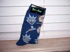 Rick And Morty Hombres Calcetines Zapato Talla 6-12 LOOT CRATE - Imagen 1 de 2