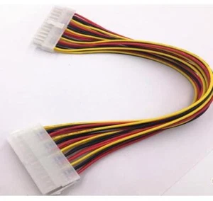 8ware 24 Pin ATX Power Supply Extension Cable Sleeved 30cm Male to Female (20+4 - Picture 1 of 1