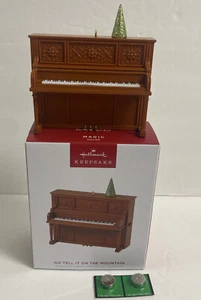2022 Hallmark Keepsake Piano That Plays Go  Tell It On The Mountain Ornament New - Picture 1 of 6