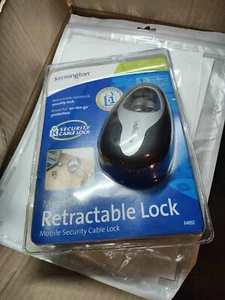 KENSINGTON MICROSAVER KEYED RETRACTABLE NOTEBOOK LOCK BRAND NEW - Picture 1 of 1