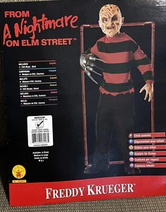 Freddy Krueger  Child Sweater & Mask Size Medium - Picture 1 of 5