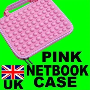 PINK 10.1" MINI LAPTOP NETBOOK NOTEBOOK CASE BAG NEW A - Afbeelding 1 van 1