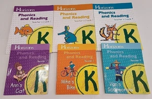 Lot of 6 Books -Horizons Phonics & Reading K Readers & Teacher's Guides 1, 2 & 4 - Bild 1 von 1