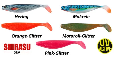 BALZER Shirasu SEA Ocean Shad UV-Aktiv - alle Farben und Größen - Meeresköder - Bild 1 von 2