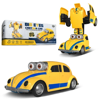 Bumblebee Transformers Car Toy Action Figure Boy Kids Gift with Cool Light Sound - Image 1 of 4