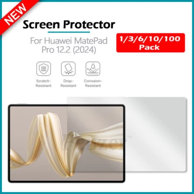 1-100 Lot LCD Ultra Clear HD Screen Protector for Huawei MatePad Pro 12.2 (2024) - Image 1 of 4