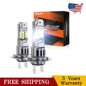 S2S H7 LED Headlight Bulb Conversion Kit High Beam 6000K White Bright - Foto 1 di 12