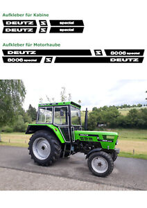 Deutz Aufkleber D8006 Special Traktor
