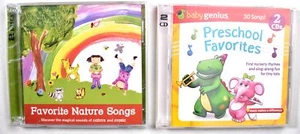 (Set of 2) Preschool Favorites Nursery Rhymes & Favorite Nature Songs CD NEW - Picture 1 of 6