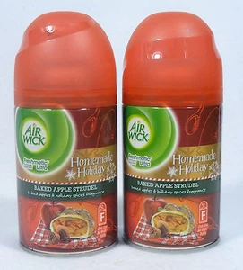 2 Air Wick FreshMatic Spray Refills BAKED APPLE STRUDEL Airwick Refill - Picture 1 of 1