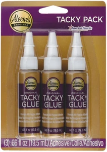 6 Pack Aleene's Try Me Size Tacky Pack .66oz 3/Pkg-Original TACKYPK-25804 - Picture 1 of 1