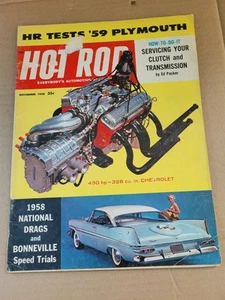 Hot Rod Magazine NOVEMBER 1958 - Bild 1 von 3