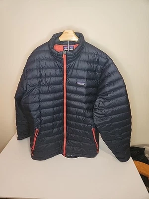Jaqueta Patagonia preta ultraleve acolchoada casaco de ganso masculina GG - Imagem 1 de 4