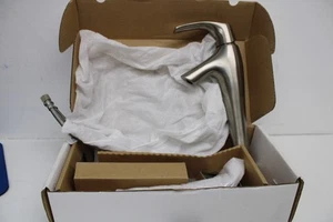 KOHLER K-19774-4 Símbolo Alto Grifo Fregadero Control Único Níquel Satinado Caja Abierta - Imagen 1 de 7