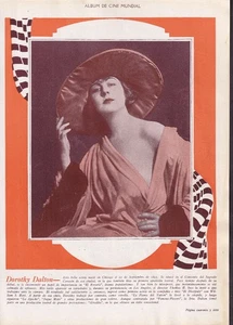 2-sided 1920's Ad for silent film actors Dorothy Dalton & Norma Talmadge - Picture 1 of 2