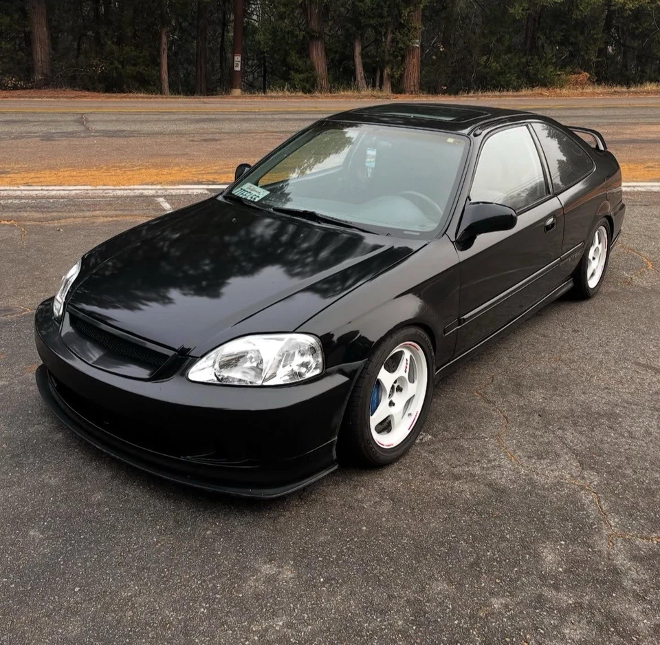 Clear Headlights Housing Assembly Pair 1996-2000 Honda Civic COUPE/SEDAN - Image 1 of 3