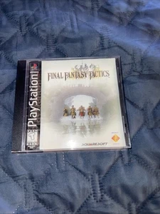 Final Fantasy Tactics (Sony PlayStation 1, 1998) Etiqueta Negra - En Caja - Envío Gratis - Imagen 1 de 13