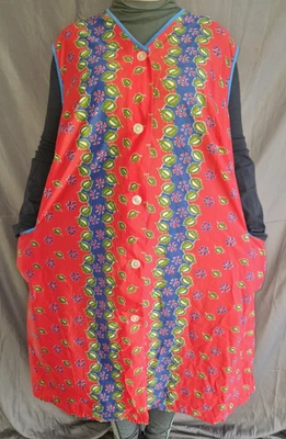 Nylon Dederon kittel schürze Vintage  Apron M 56-Original 70er Jahre - Bild 1 von 3