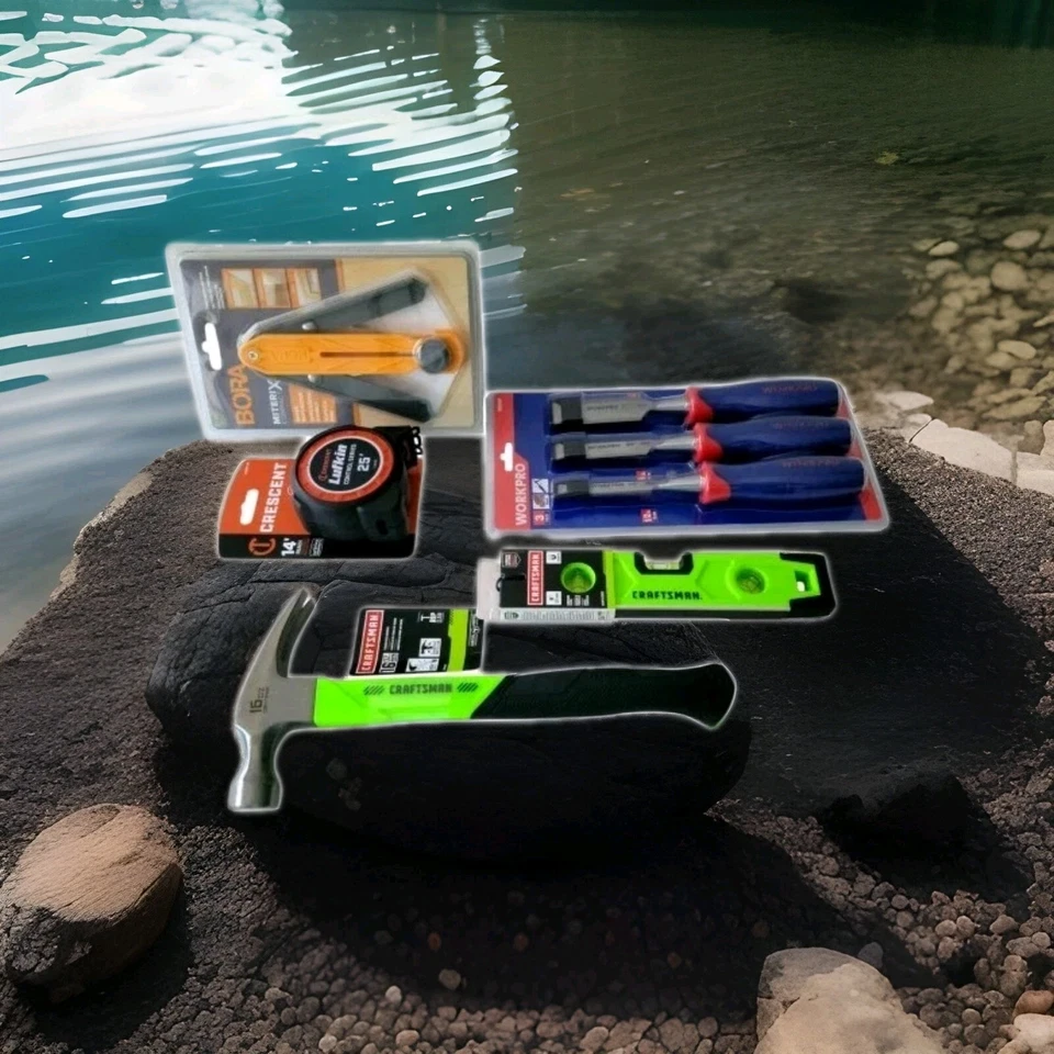 Juego de 5 herramientas esenciales para carpinteros Foto 1 de 4