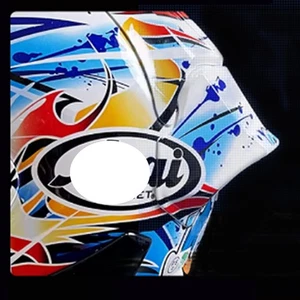 For ARAI Full Face Helmet RX-7X NAGASHIMA Nonoriginal Rear Trim Helmet Spoiler - Picture 1 of 3