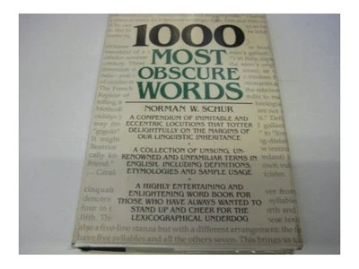 1000 Most Obscure Words - Image 1 of 2