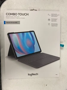 Logitech Combo Touch iPad Air 13 inch Case M2 (2024), iPad M3 & Air Keyboard Cas - Picture 1 of 5