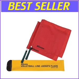 2er Set faltbare rote Volleyballschnur Richterfahnen - leichtes Aluminium Design - Bild 1 von 3