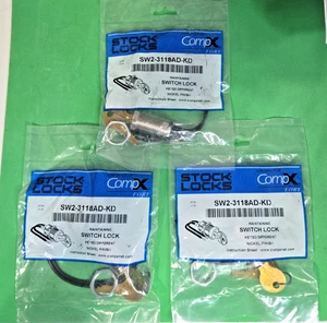 COMPX Fort Switch Lock SW2 -1138AD-KD Llave de interruptor de mantenimiento - Imagen 1 de 8