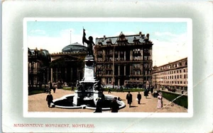 Maisonneuve Monument, Montreal, Canada Postcard c1912 - Picture 1 of 2