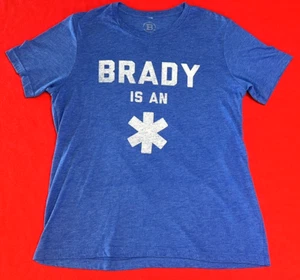 Women's Brady Is An * Asterik T-Shirt Large Indianapolis Colts Brick Shirt House - Picture 1 of 6
