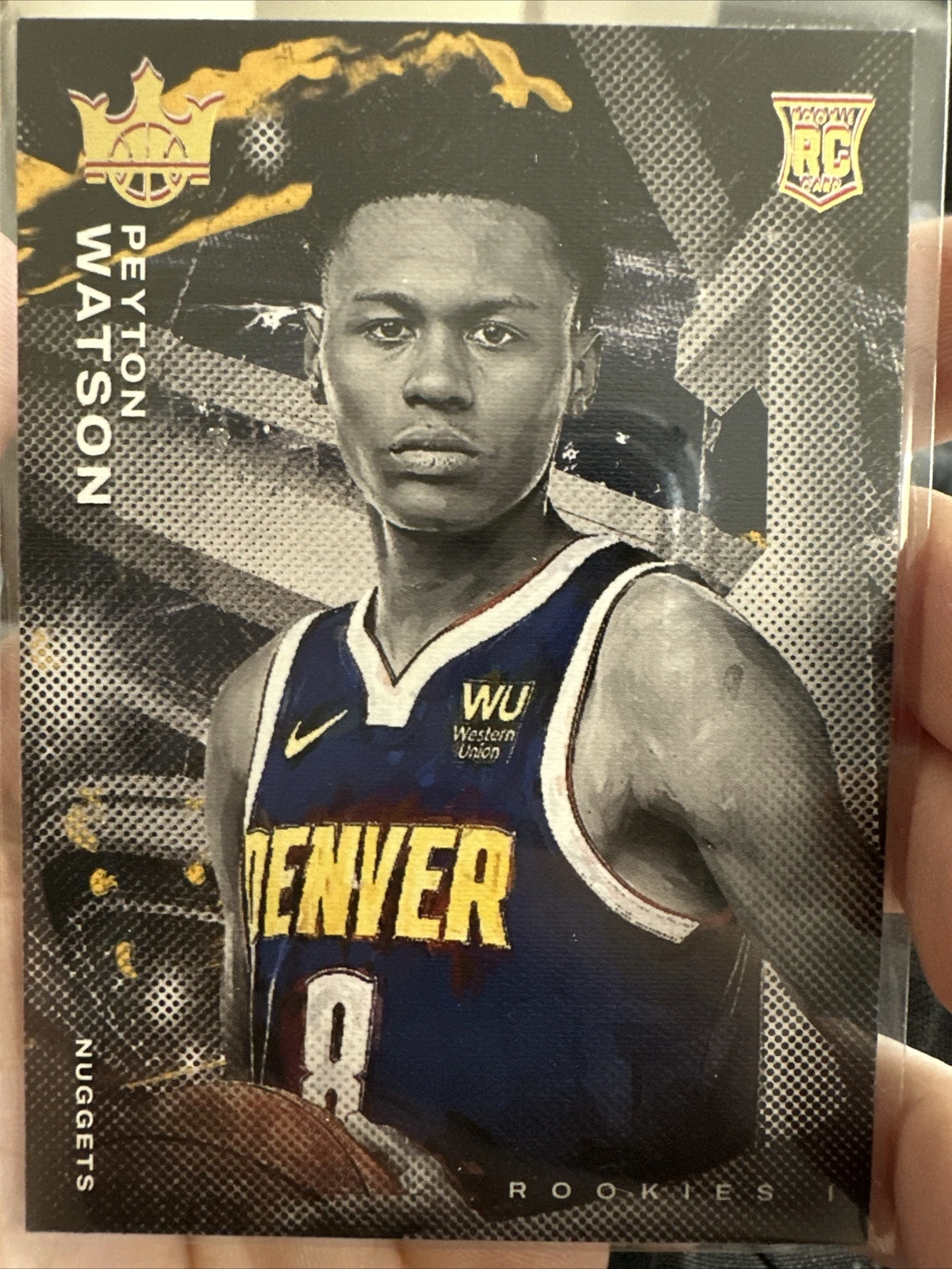 2022-23 Panini Court Kings Peyton Watson Level 1 Rookie Rc #75