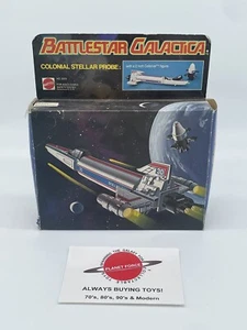 Sonda Colonial Stellar 1978 completa con caja vintage Battlestar Galactica Mattel - Imagen 1 de 5