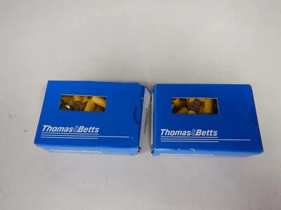 (95 NEW) Thomas & Betts 10RC-250T Quick Disconnect Terminal 12-10AWG Yellow - Image 1 of 2