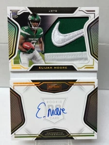 Elijah Moore 2021 Playbook Rookie Card Auto RC 1/1 Nike Patch Swoosh (QUC013965) - Bild 1 von 3