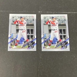 Andrew Vaughn ROOKIE 2 Card Lot 2021 Topps Chrome Update #USC72 RC White Sox - Picture 1 of 5