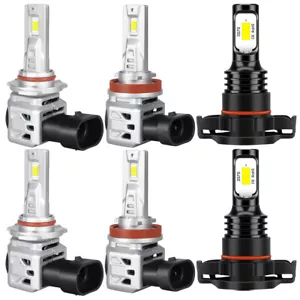 For Chevy Avalanche 2007-2013 - 6x LED Headlight + Fog Light Bulbs Combo Kit M7Y - Foto 1 di 18