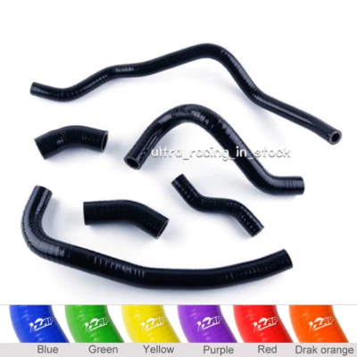 Manguera de radiador de silicona Black Fit Yamaha Vmax 1200 VMX1200 1985-2007 tubo de refrigerante Foto 1 de 4