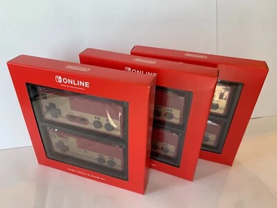 set of 3 Nintendo Family Computer Wireless Controller Switch Online NES Famicom - Image 1 of 4