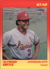 1989 Johnson City Cardinals Star #25 Alfredo Ortiz CO