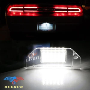 18 SMD LED Light Rear License Plate Bulbs Lamp Pair Fits 2006-2014 Dodge Charger - Picture 1 of 3