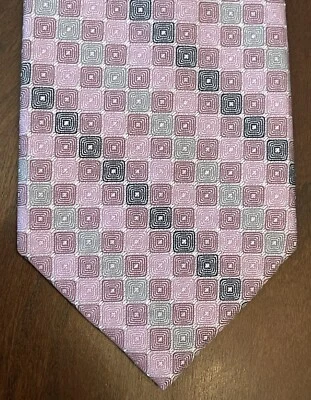 Corbata de cuello Madison rosa 100 % seda para hombre hecha en China Foto 1 de 4