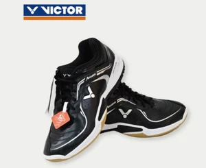 Victor A950W Wide Badminton Shoes Unisex Indoor Sports Volleyball Black NWT - Imagen 1 de 7